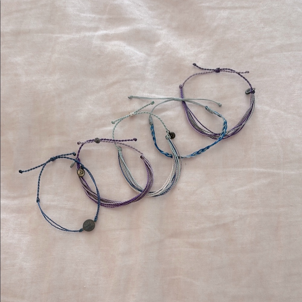 Pura Vida Purple and Blue Bracelet Set